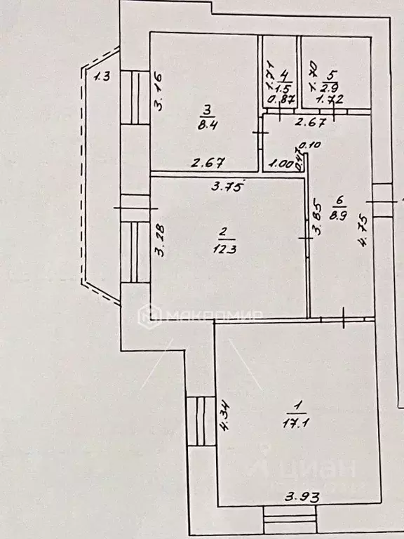 2-к кв. Кировская область, Киров Милицейская ул., 11 (51.1 м) - Фото 1