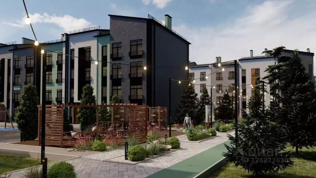 2-к кв. Хакасия, Абакан Скандия жилой комплекс (39.7 м) - Фото 2