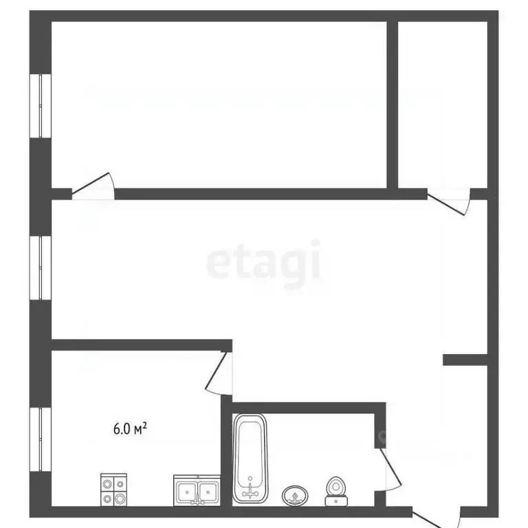 2-к кв. Ярославская область, Рыбинск ул. Свободы, 1А (44.0 м) - Фото 2