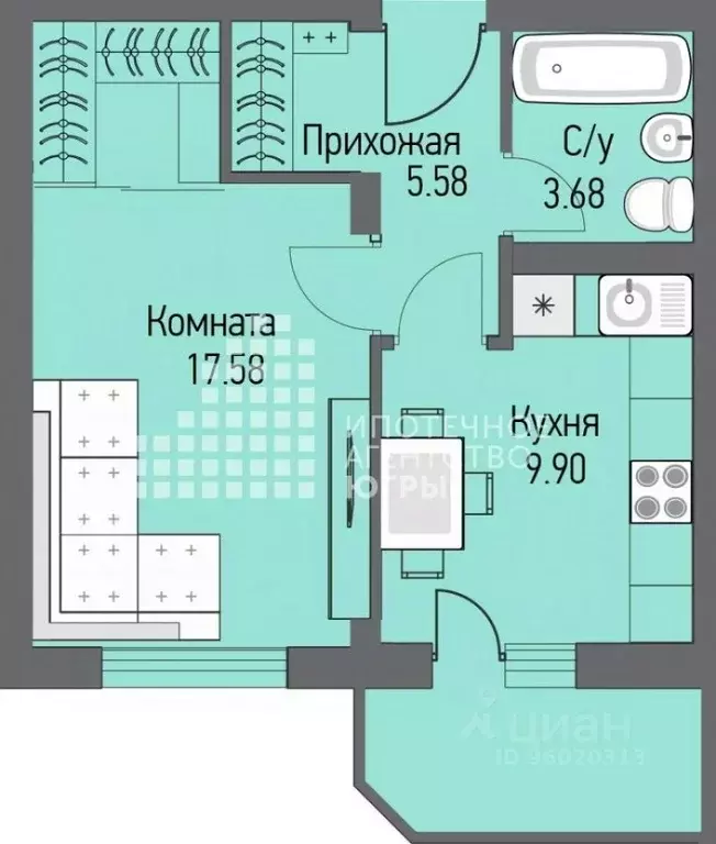 1-к кв. Ханты-Мансийский АО, Нижневартовск ул. Героев Самотлора, 17 ... - Фото 0