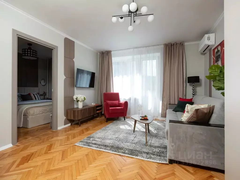 2-к кв. Москва Грузинский пер., 16 (40.0 м) - Фото 2