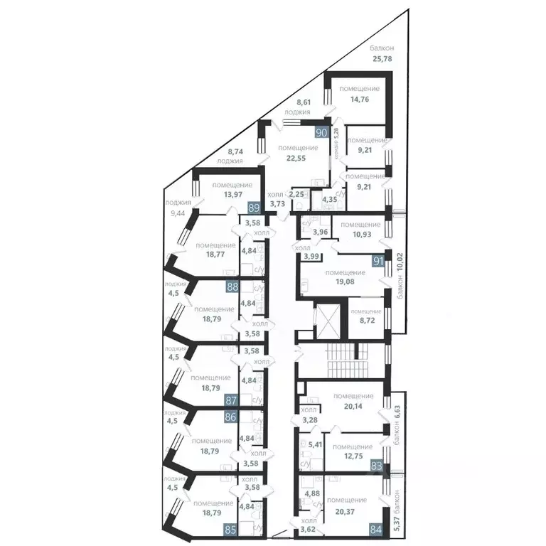 2-к кв. Калининградская область, Балтийск  (50.6 м) - Фото 1