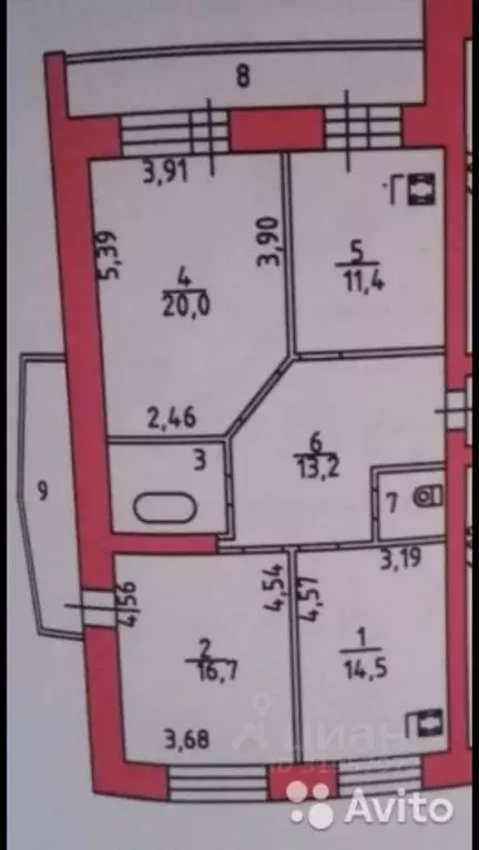 3-к кв. Ярославская область, Ярославль ул. 8 Марта, 7 (81.9 м) - Фото 1