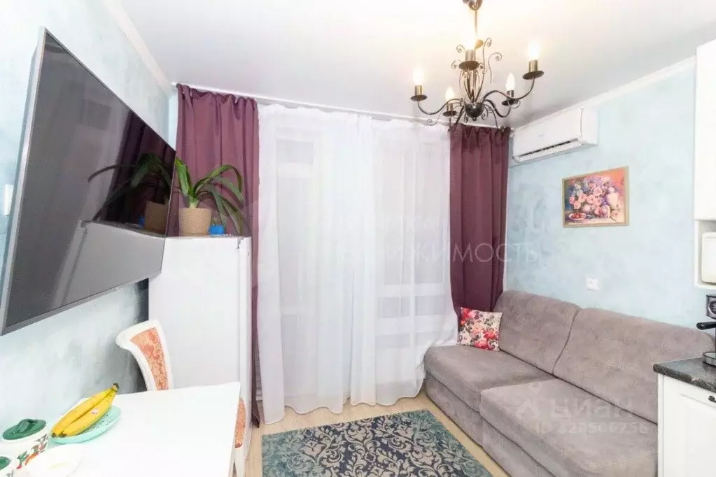 1-к кв. Тюменская область, Тюмень ул. Андрея Бушуева, 2 (34.6 м) - Фото 1