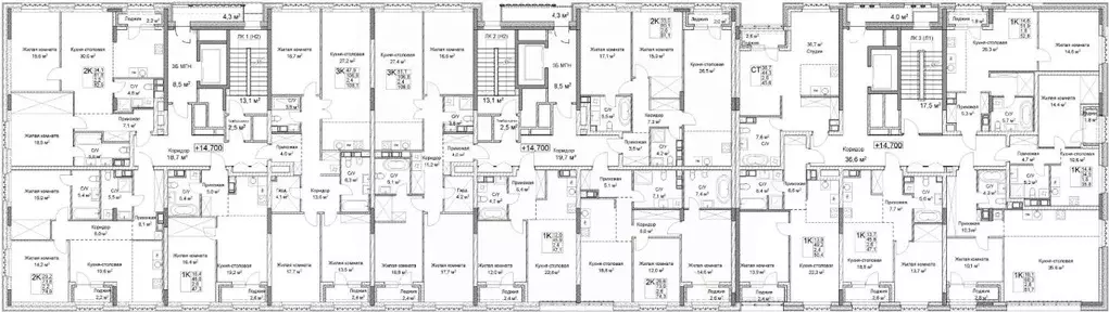 1-к кв. Нижегородская область, Нижний Новгород Ильинская ул. (61.7 м) - Фото 2