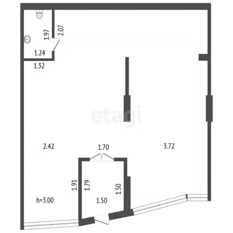 Помещение свободного назначения в Москва Душинская ул., 16 (57 м) - Фото 2