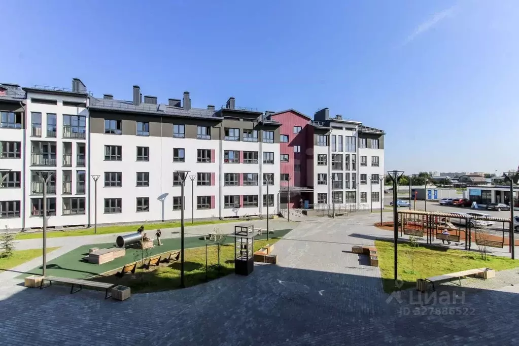 Студия Тюменская область, Тюмень ул. Василия Севергина, 5 (32.6 м) - Фото 1