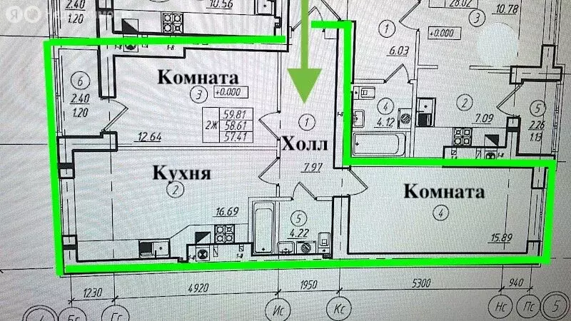 2-комнатная квартира: Калининград, Минусинская улица, 3 (59.8 м) - Фото 0