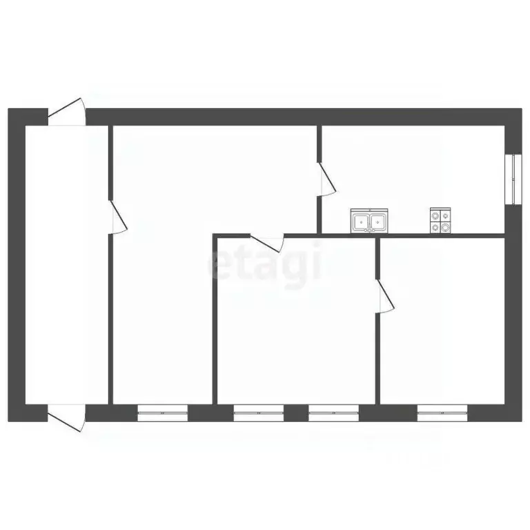 Дом в Владимирская область, Муром с. Борисоглеб, ул. Коминтерна, 10 ... - Фото 1