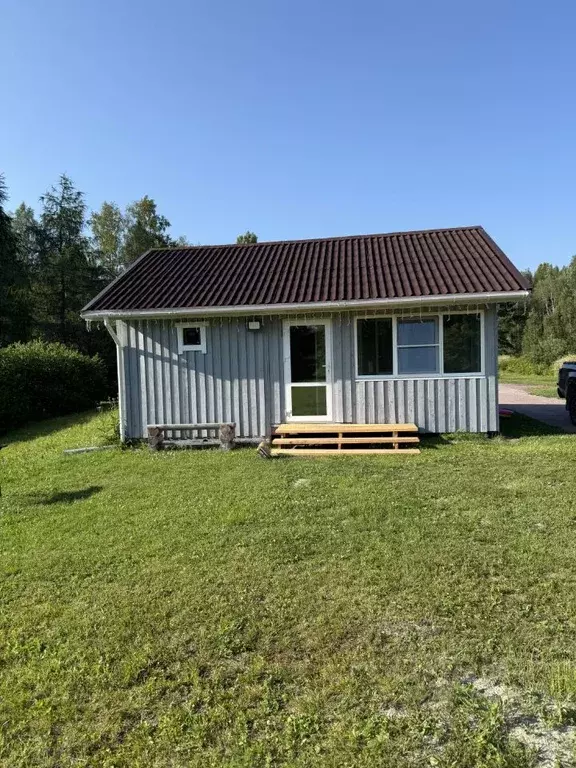 Дом в Карелия, Питкярантский муниципальный округ, д. Кителя 8А (30 м) - Фото 0