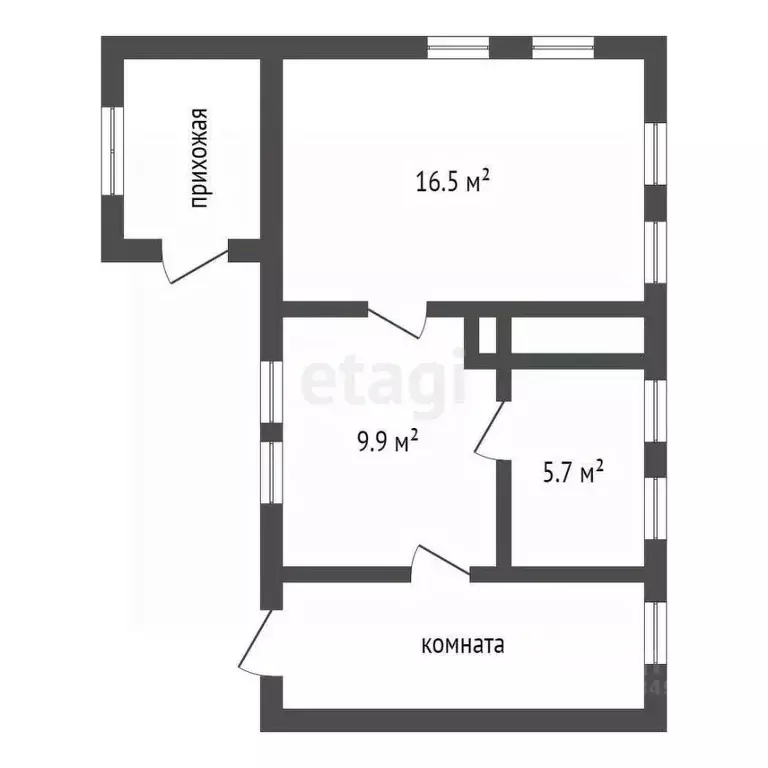 Дом в Воронежская область, Россошь ул. Крупской, 5 (32 м) - Фото 2