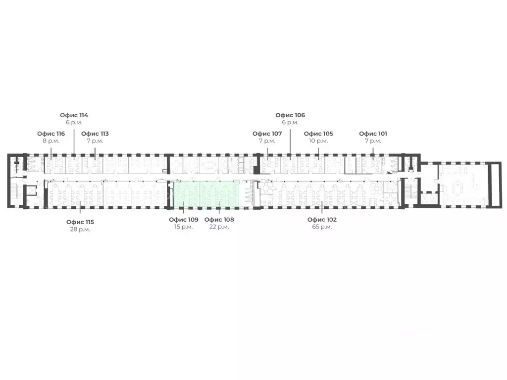 Офис в Москва ул. Тимура Фрунзе, 11С13 (185 м) - Фото 2