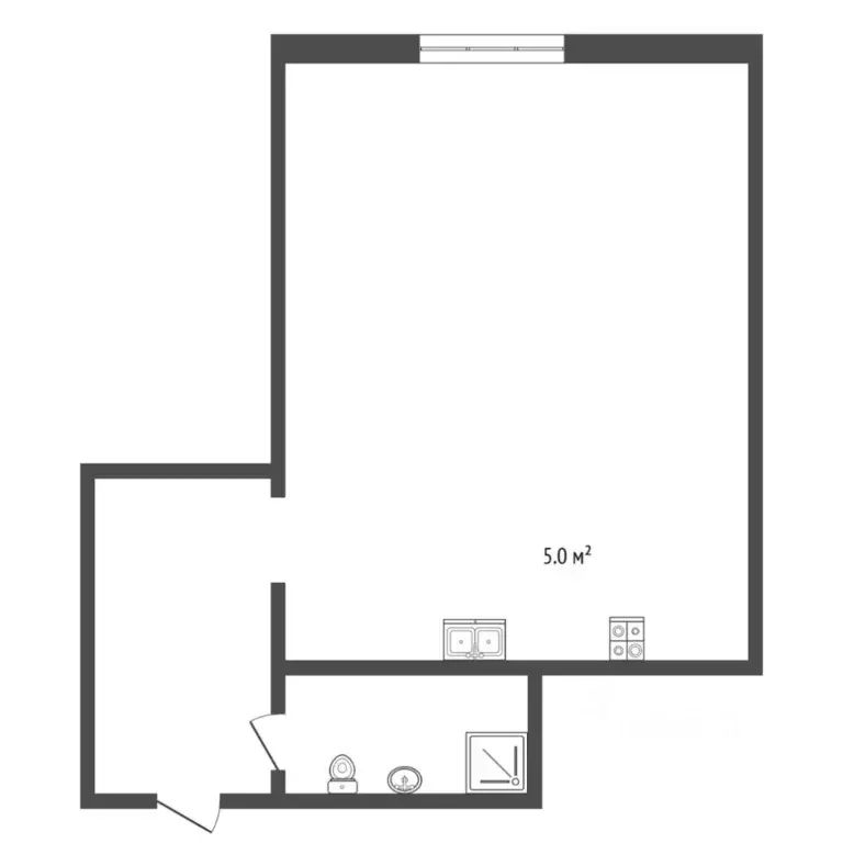 Студия Тюменская область, Тюмень ул. Республики, 214 (22.2 м) - Фото 2