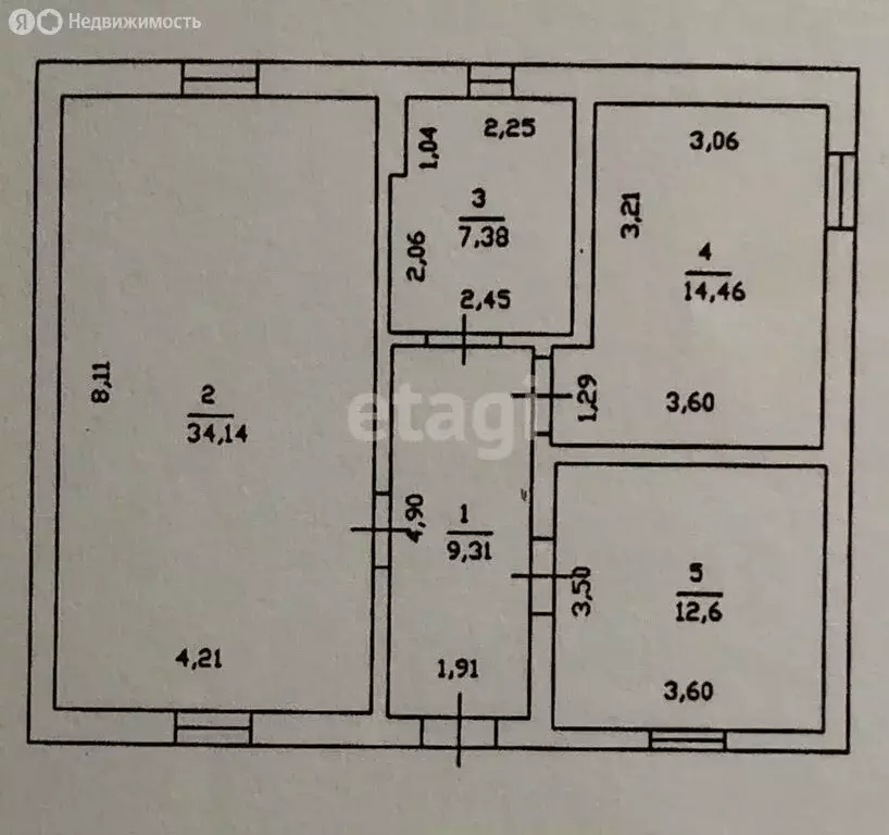 Дом в село Стрелецкое, Добрая улица (77.9 м) - Фото 1