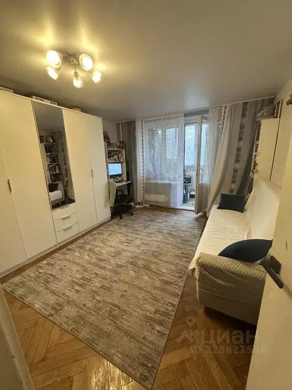 Квартира, 1 комната, 33.9 м - Фото 1