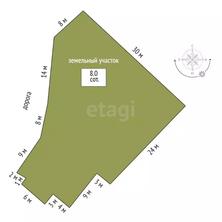 Участок в Тюменская область, Тюмень ул. Чусовская, 5 (8.0 сот.) - Фото 1