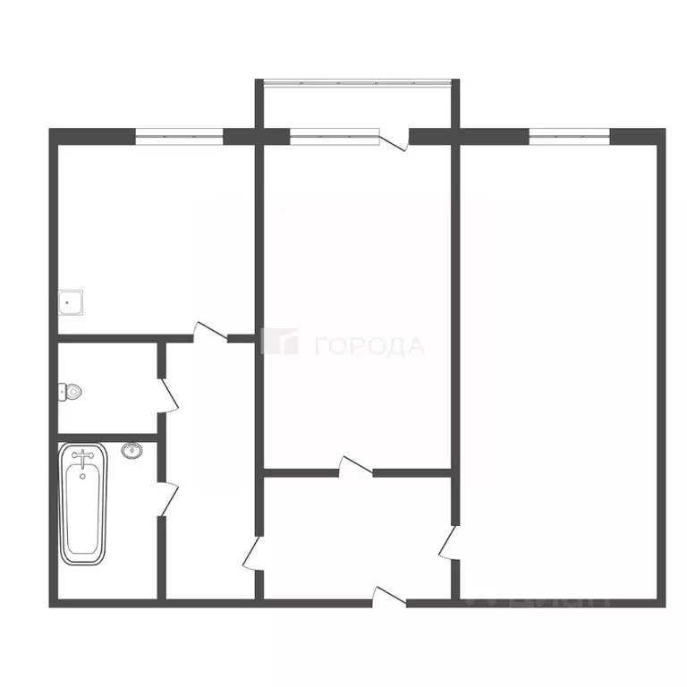 2-к кв. Кемеровская область, Прокопьевск ул. Есенина, 44 (52.5 м) - Фото 2
