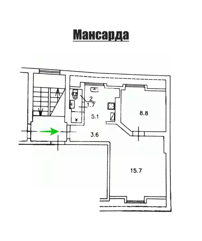 2-к кв. Калининградская область, Зеленоградск ул. Володарского, 18 ... - Фото 2