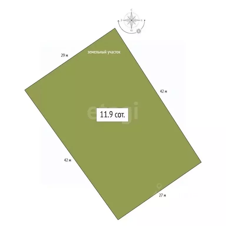 Участок в Алтай, с. Кош-Агач пл. Ленина (11.9 сот.) - Фото 2