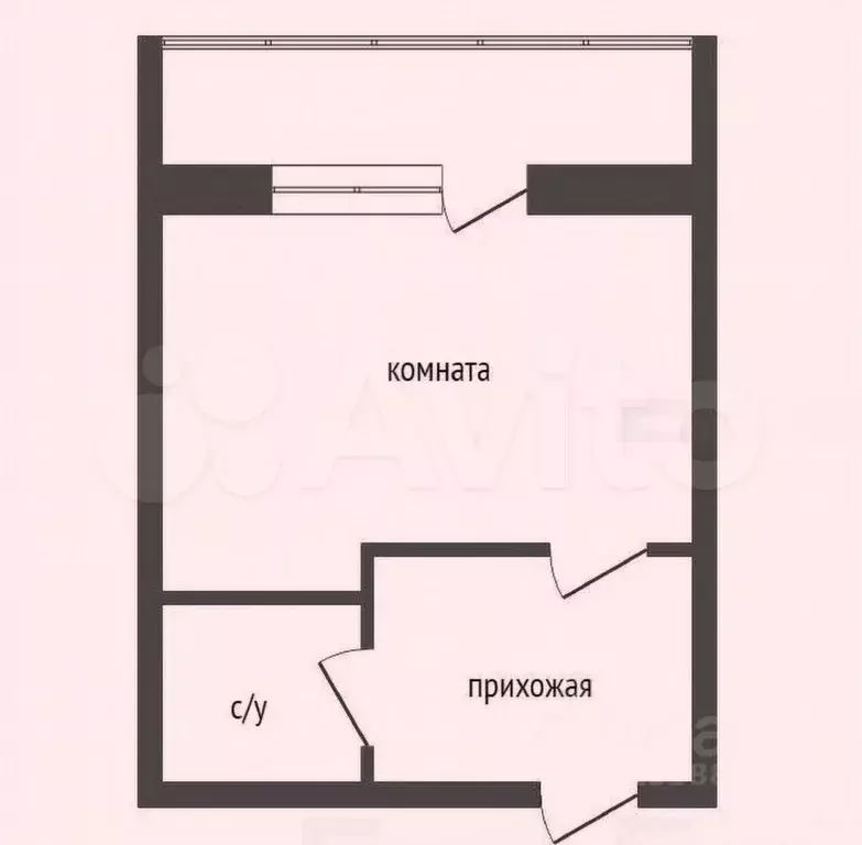 Апартаменты-студия, 14,9 м, 2/5 эт. - Фото 0