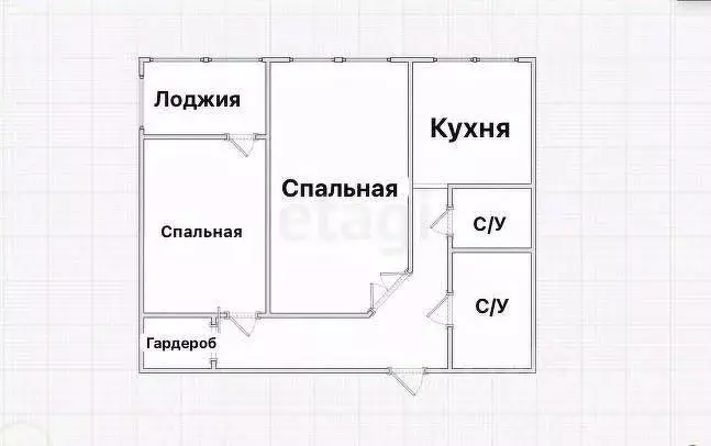 2-к кв. Приморский край, Владивосток ул. Нейбута, 33 (49.1 м) - Фото 1
