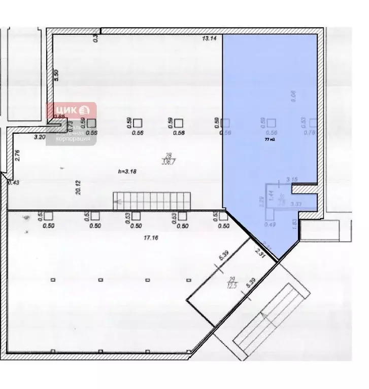 Торговая площадь в Рязанская область, Рязань ул. Дзержинского, 33 (77 ... - Фото 2