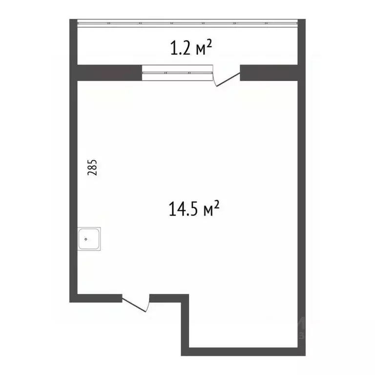 Комната Красноярский край, Красноярск бул. Солнечный, 15 (14.5 м) - Фото 2