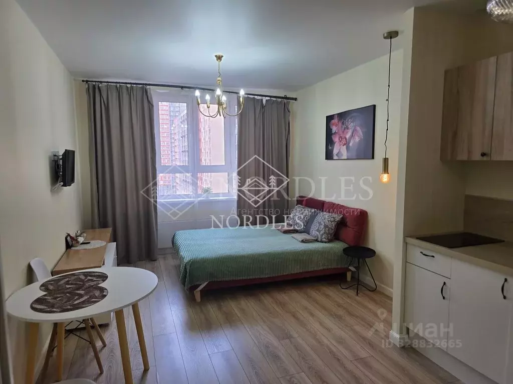 Студия Московская область, Балашиха ул. Яганова, 9 (21.8 м) - Фото 1