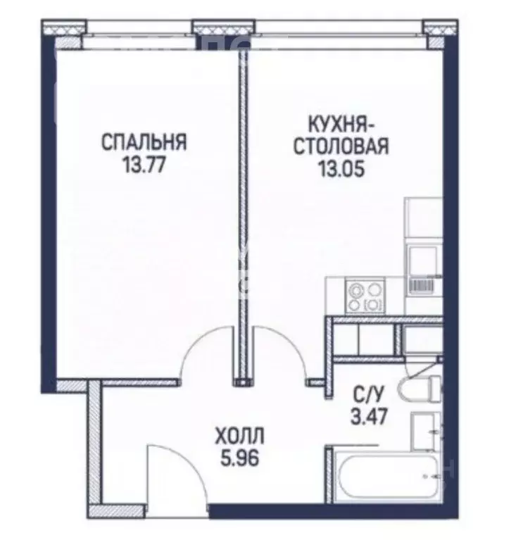 1-к кв. Москва Дегунинская ул., 9к1 (36.0 м) - Фото 1