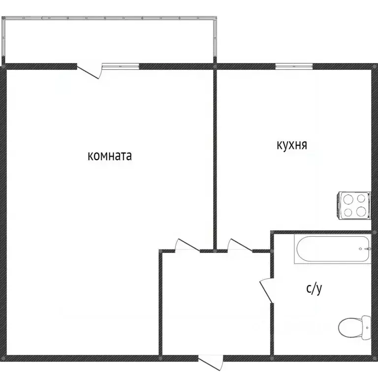 1-к кв. Свердловская область, Нижний Тагил ул. Циолковского, 2К3 (22.2 ... - Фото 1