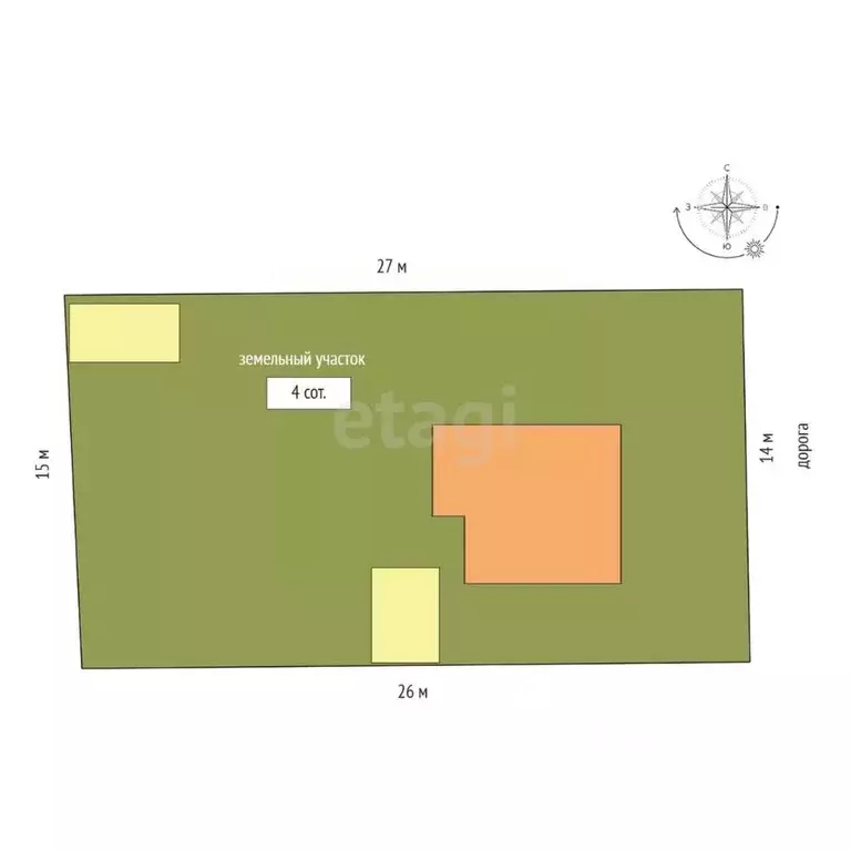 Дом в Крым, Сакский район, Суворовское с/пос, Заводское СПК ул. ... - Фото 2