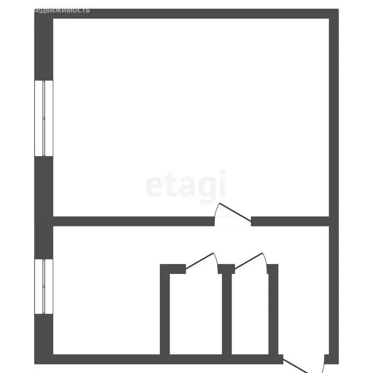 1к в -комнатной квартире ( м) - Фото 1