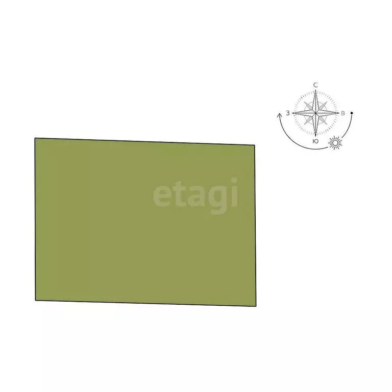 Участок в посёлок Комсомольский, Зелёная улица (15 м) - Фото 1