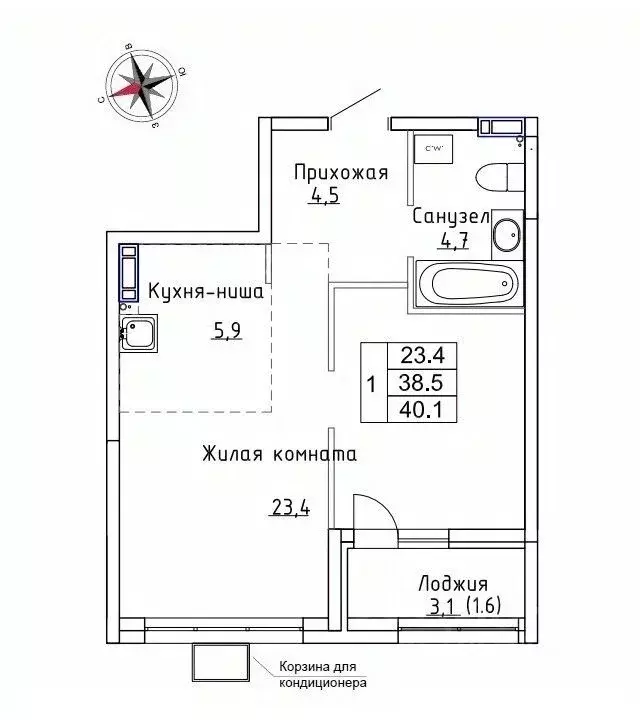 1-к кв. Приморский край, Надеждинский район, пос. Новый Новый жилой ... - Фото 1