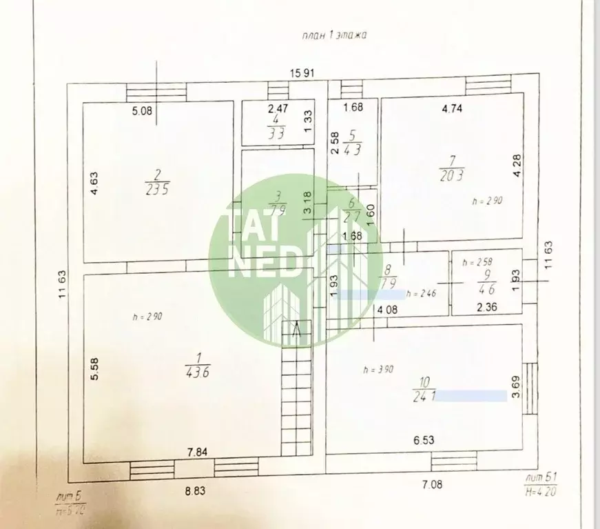 Коттедж в Татарстан, Лаишево ул. Ленина, 58 (213 м) - Фото 1