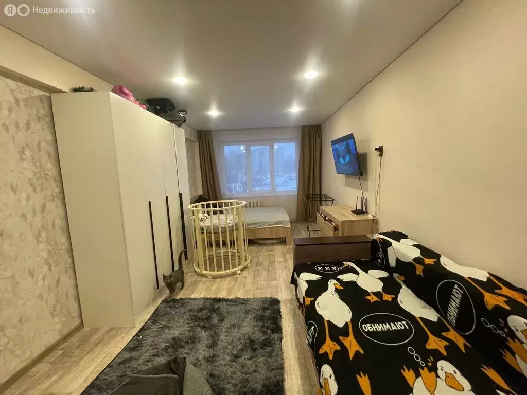 1-комнатная квартира: Бийск, Приречная улица, 3/2 (34 м) - Фото 1