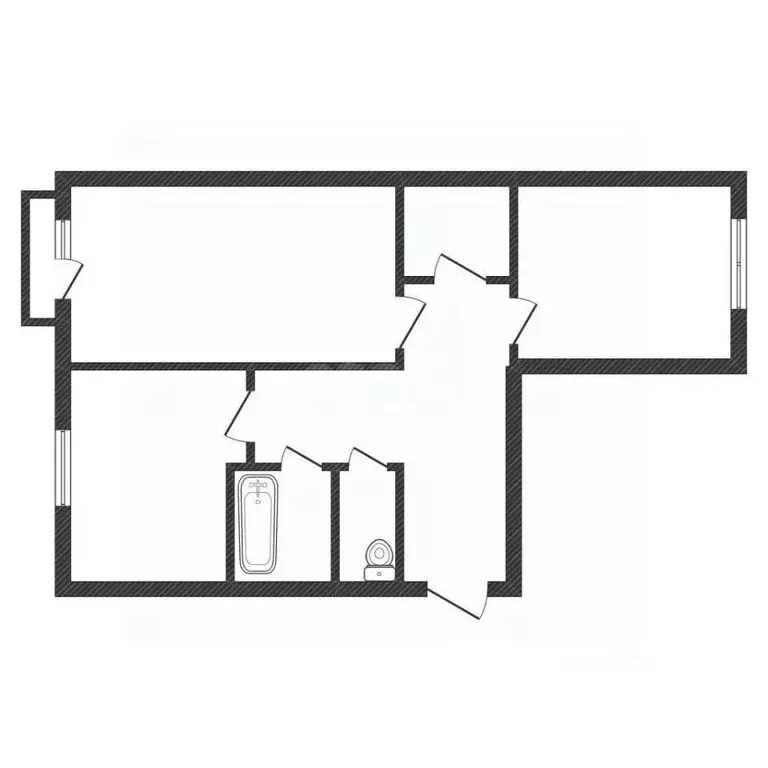 2-к кв. Алтайский край, Бийск ул. Ильи Мухачева, 107 (47.6 м) - Фото 2