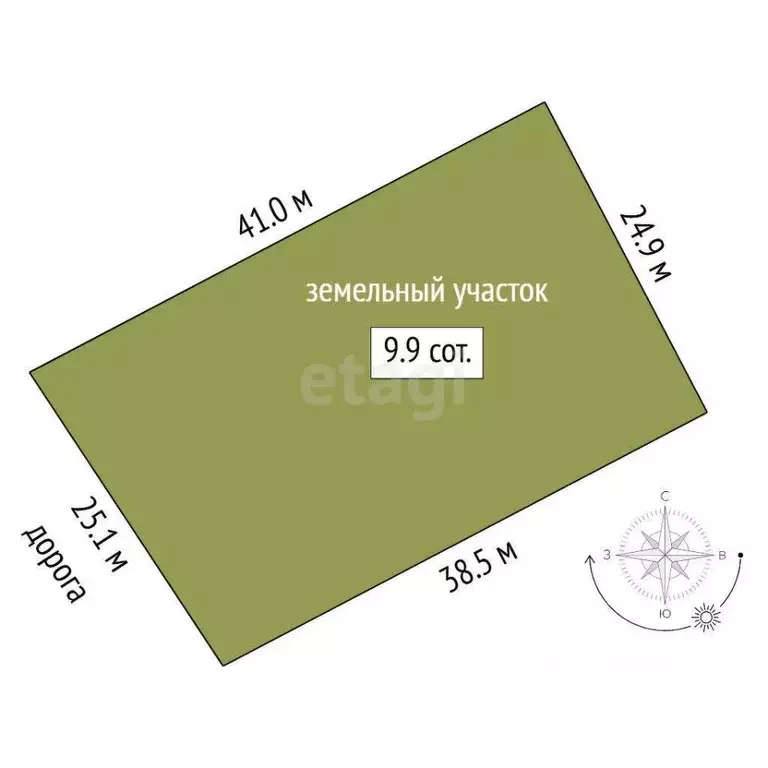 Участок в Тюменская область, Тюменский муниципальный округ, д. ... - Фото 1