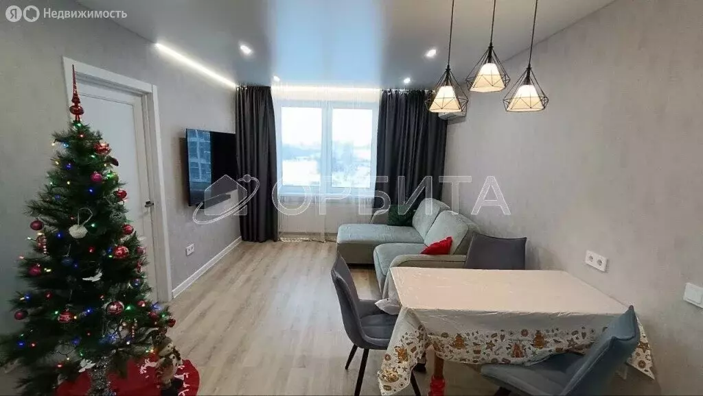 3-комнатная квартира: Тюмень, улица Вице-адмирала Воронцова, 1 (71.2 ... - Фото 2