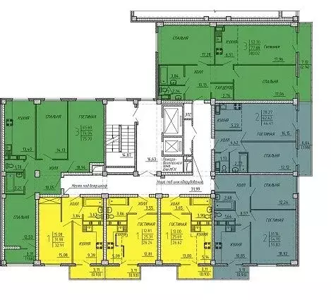3-к кв. Пензенская область, Пенза ул. Генерала Глазунова, 11 (78.95 м) - Фото 2