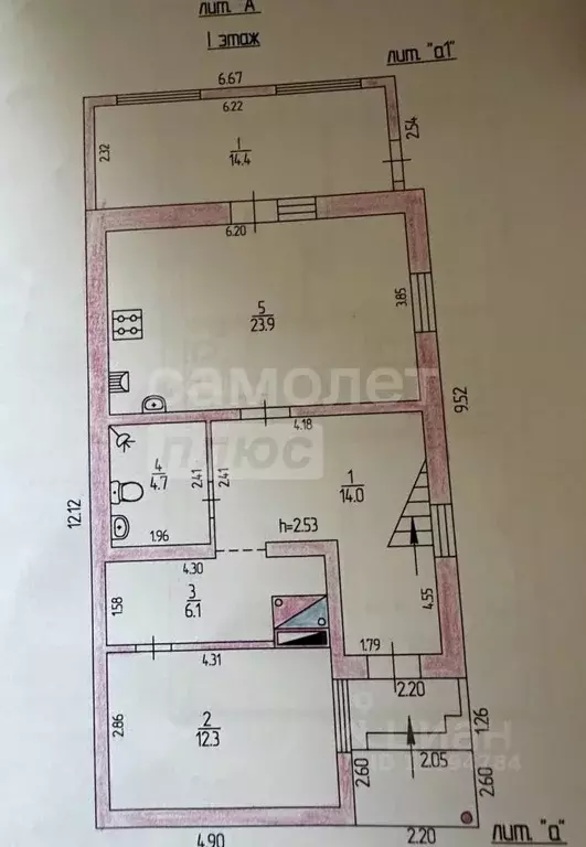 Дом в Севастополь ул. Анатолия Халина (137 м) - Фото 2