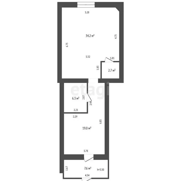 Помещение свободного назначения (70 м) - Фото 1