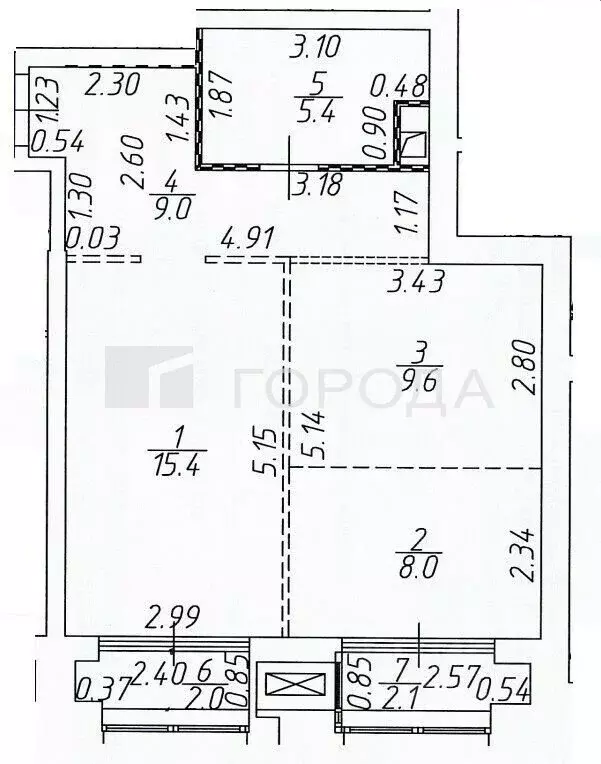 2-комнатная квартира: Москва, улица Ивана Франко, 6 (51.5 м) - Фото 0