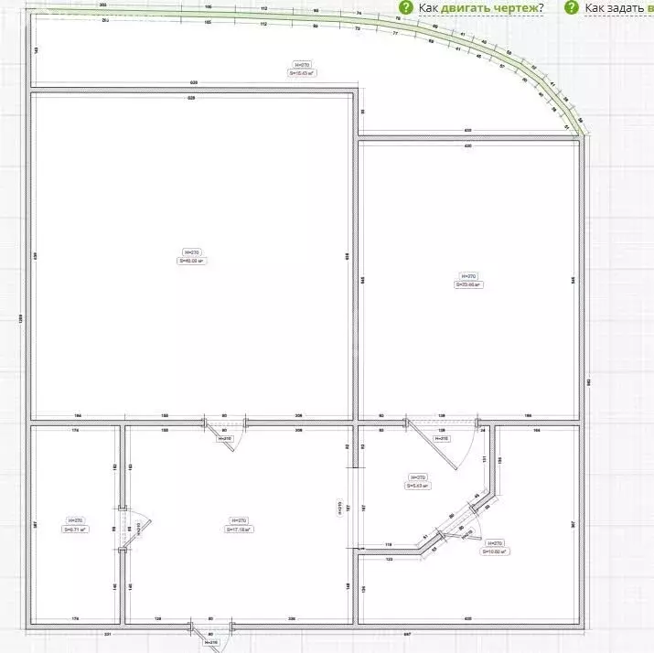 1-комнатная квартира: Магас, Набережная улица, 13 (71 м) - Фото 2