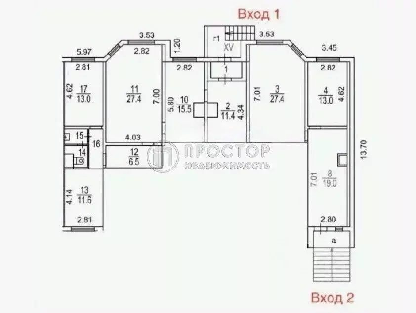 Помещение свободного назначения в Москва ул. Маршала Савицкого, 28к1 ... - Фото 2