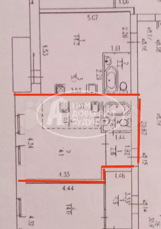 1-к. квартира, 25 м, 2/5 эт. - Фото 0