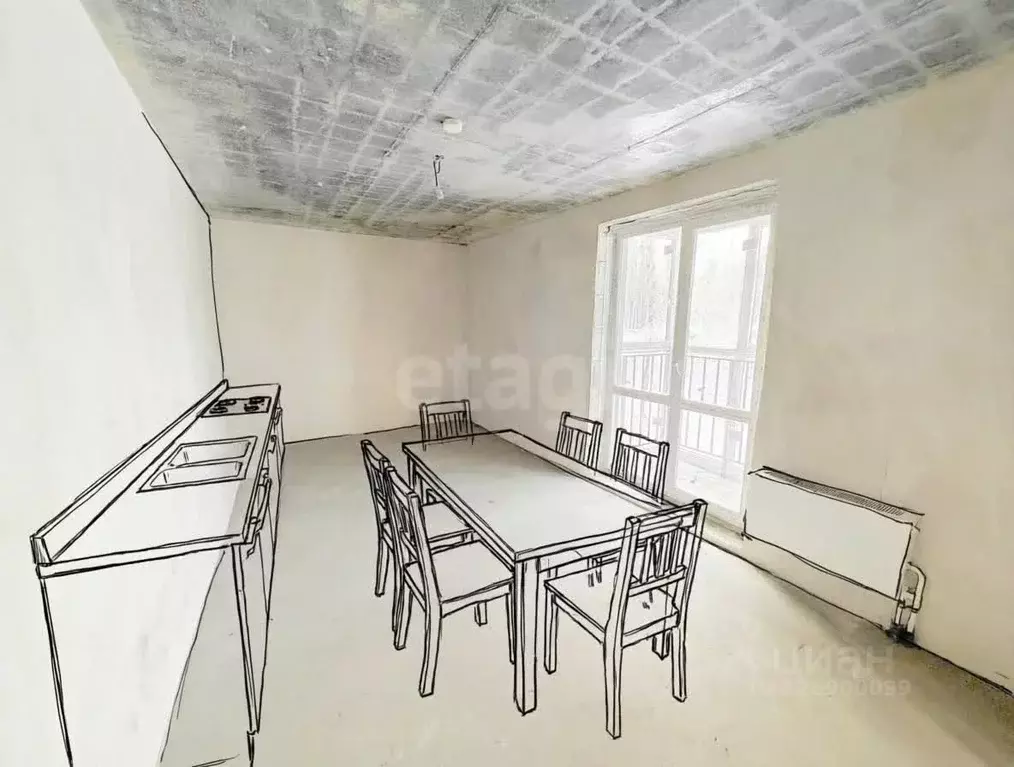 2-к кв. Ярославская область, Ярославль 2-й мкр,  (59.73 м) - Фото 1