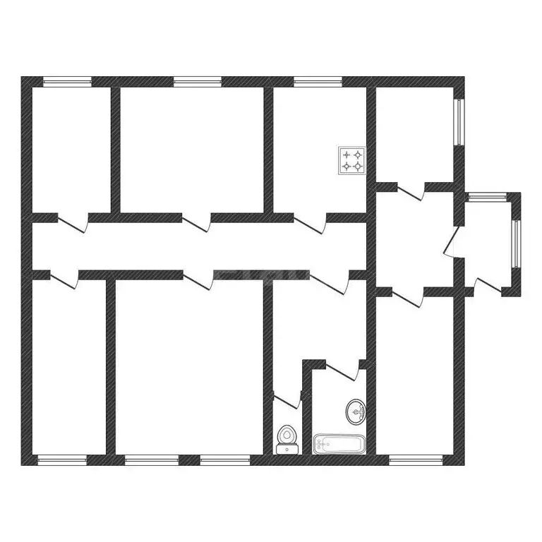 Дом в Белгородская область, рабочий посёлок Вейделевка, Парковая улица ... - Фото 1