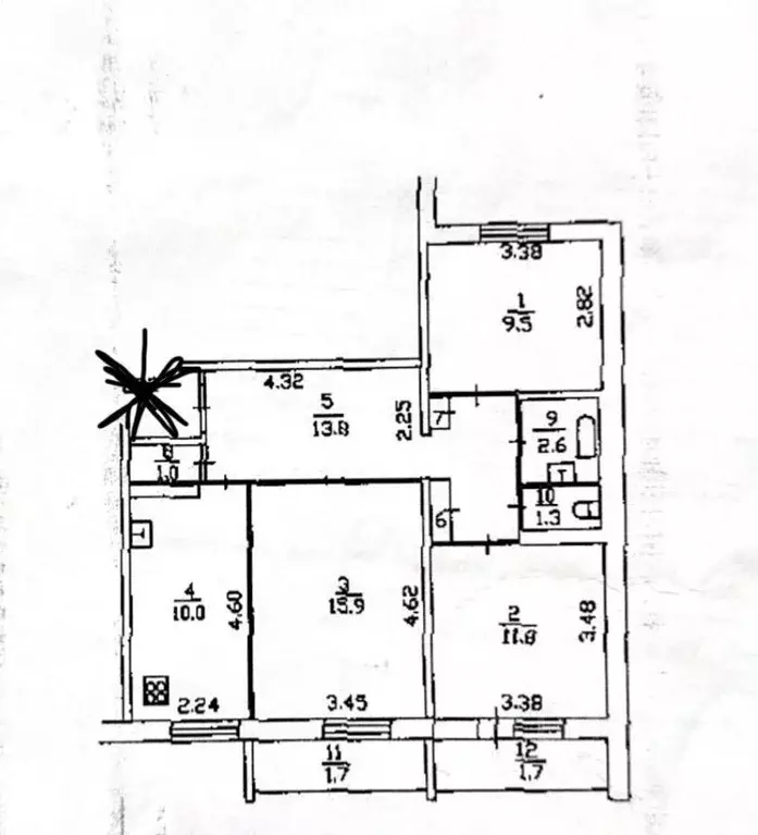 3-к кв. Татарстан, Нижнекамск ул. Баки Урманче, 29 (70.0 м) - Фото 0