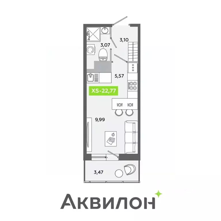 Студия Ленинградская область, Всеволожский район, Заневское городское ... - Фото 0